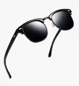 Óculos de Sol Masculinos Femininos Polarizado Semi Sem aro Espelhados Óculos de Sol Proteção UV