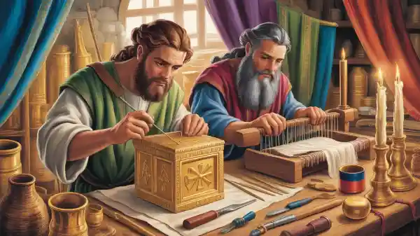 A História de Bezalel e Aoliabe: Os Construtores Ungidos da Arca da Aliança